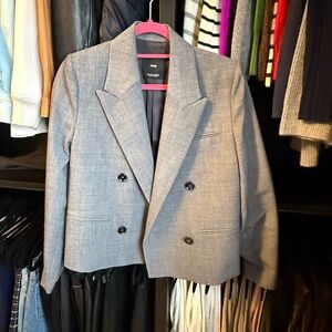 Mango Classic Gray Blazer